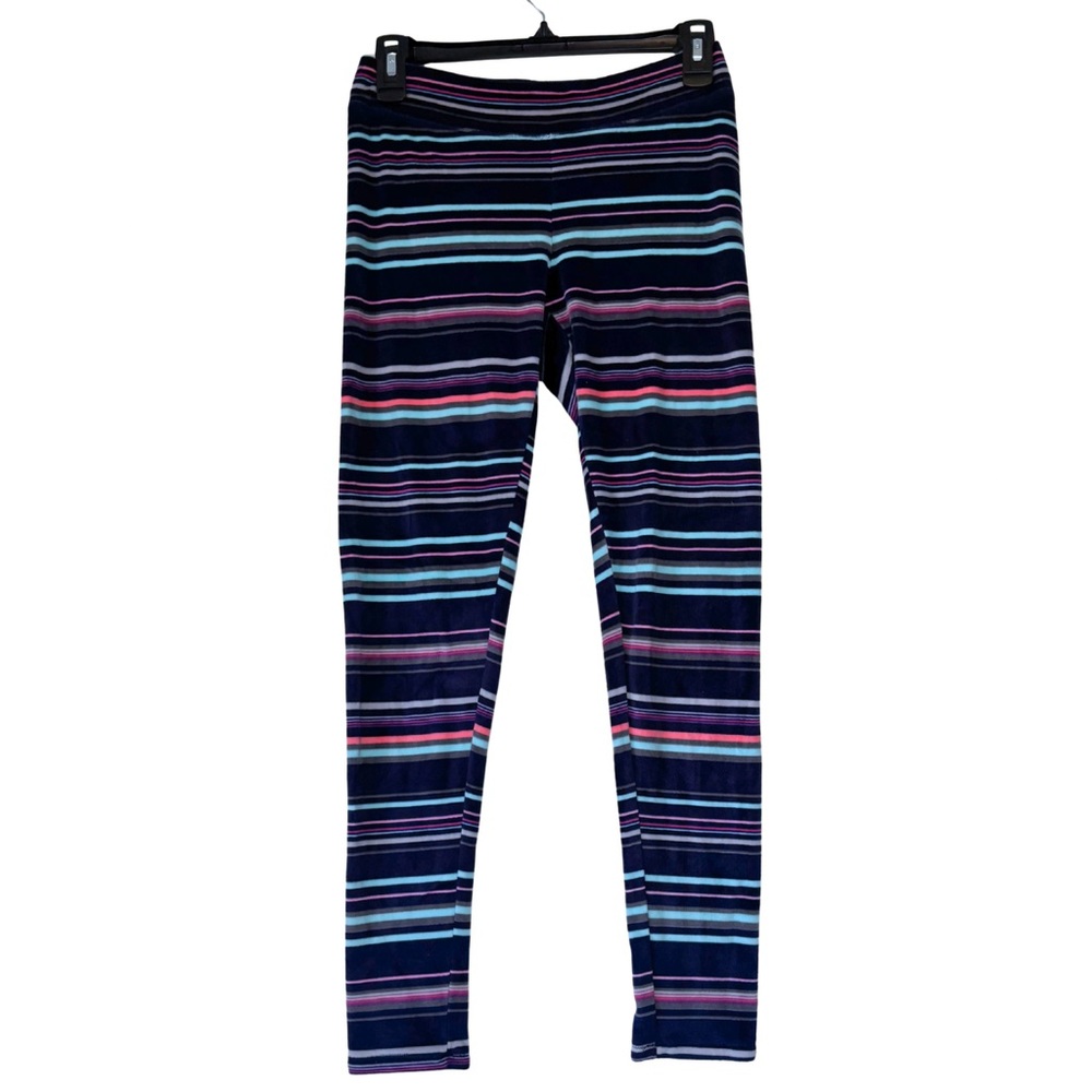 3/$20 Climate Right by Cuddl Duds Striped Fleece Pajama Pants